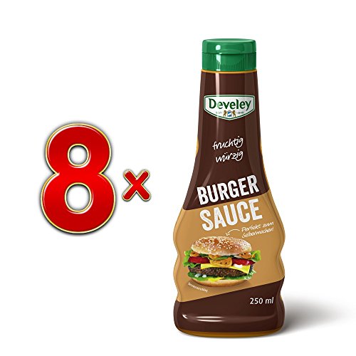 Develey fruchtig würzige Burger Sauce, 8er VPE (8x250ml) | Burgersauce.de