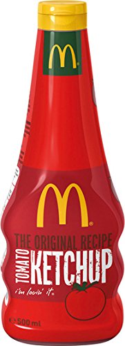 Develey Mc Donald's Tomato- Ketchup Squeeze, 12er Pack (12 x 500 ml Flasche)
