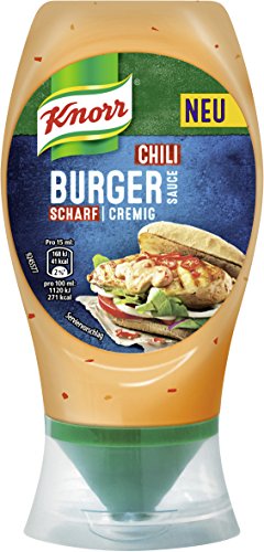 Knorr Grillsauce Chili Burger Soße 250 ml (8 x 255 g)